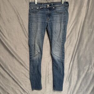 Rag & Bone JEAN Jeans Womens 27 Blue Capri Skinny Made in USA RAE W1528K152RAE